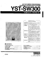 Yamaha YSTSW-300-Service-Manual